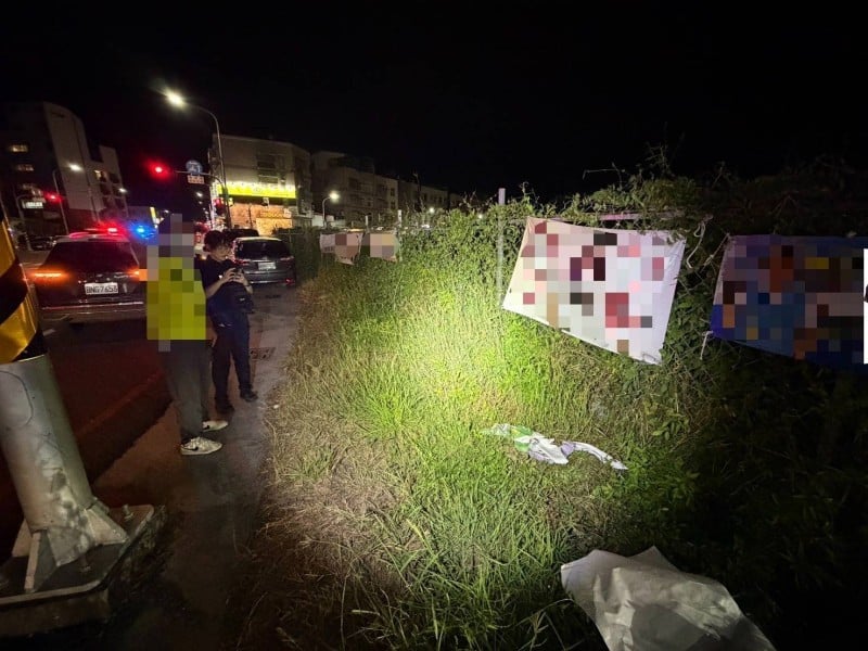 臺東選舉布條遭毀損 警方鎖定對象