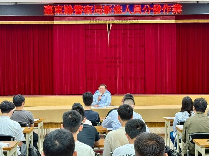 臺東縣警察局注入新血