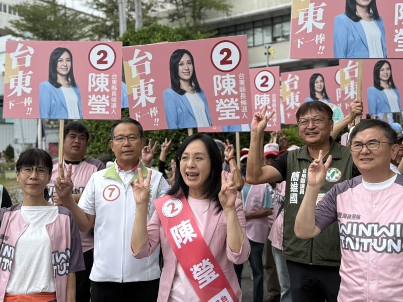 ②號陳瑩宣示服務鄉親，打造清廉、公正的縣政府