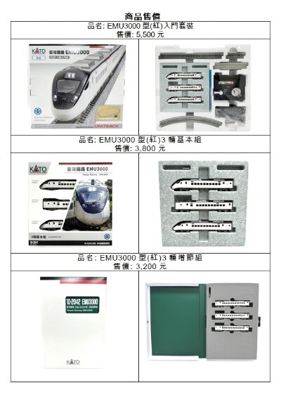 EMU3000型N規精密模型3輛組商品清單02.jpg